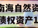 山东南海自然资源2024年债权资产1号