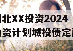 湖北XX投资2024融资计划城投债定融