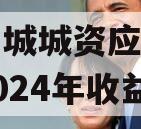 山东邹城城资应收账款资产2024年收益权