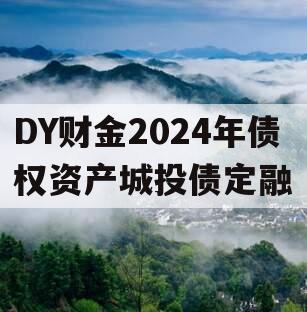 DY财金2024年债权资产城投债定融