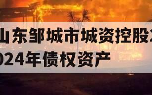 山东邹城市城资控股2024年债权资产