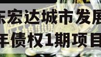 山东宏达城市发展2024年债权1期项目