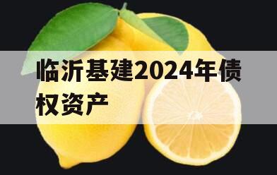 临沂基建2024年债权资产