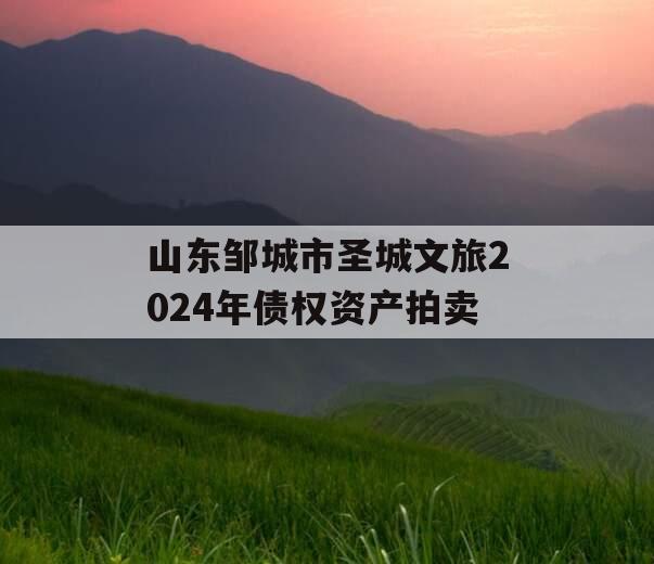 山东邹城市圣城文旅2024年债权资产拍卖