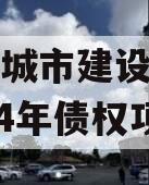 武陟县城市建设投资开发2024年债权项目