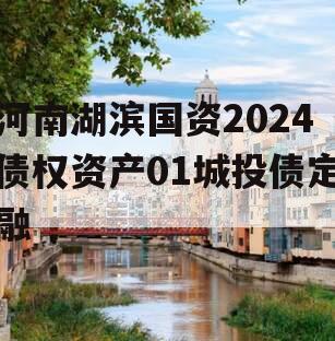 河南湖滨国资2024债权资产01城投债定融