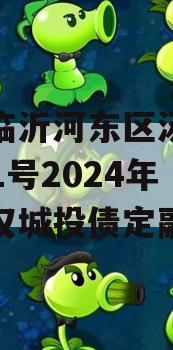 山东临沂河东区汤头温泉D-1号2024年收益权城投债定融