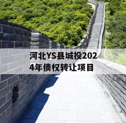 河北YS县城投2024年债权转让项目