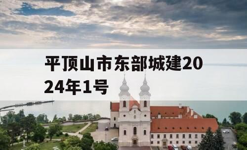 平顶山市东部城建2024年1号