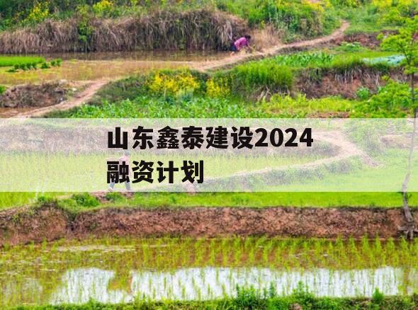 山东鑫泰建设2024融资计划