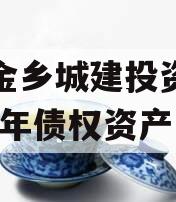 山东金乡城建投资运营2024年债权资产